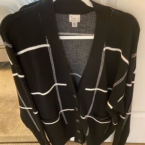 A New Day Women's Black Cardigan Sweater